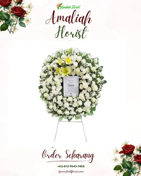 Krans Bunga Duka Bakung Serumpun